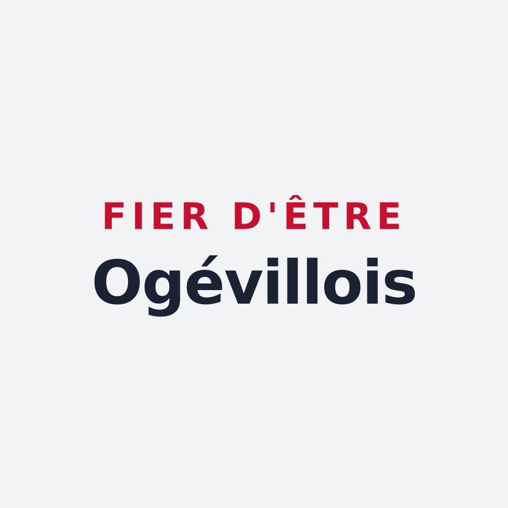 Poster « Fier d'être Ogévillois » — design pour Ogéviller