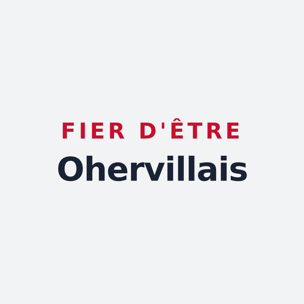 Poster « Fier d'être Ohervillais » — design pour Oherville