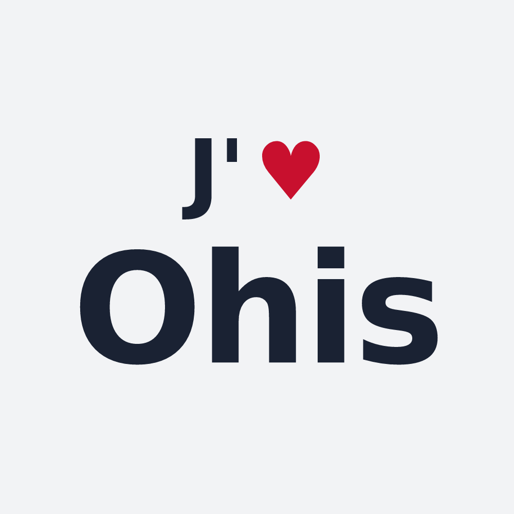 Poster personnalisé Ohis — design J'aime Ohis