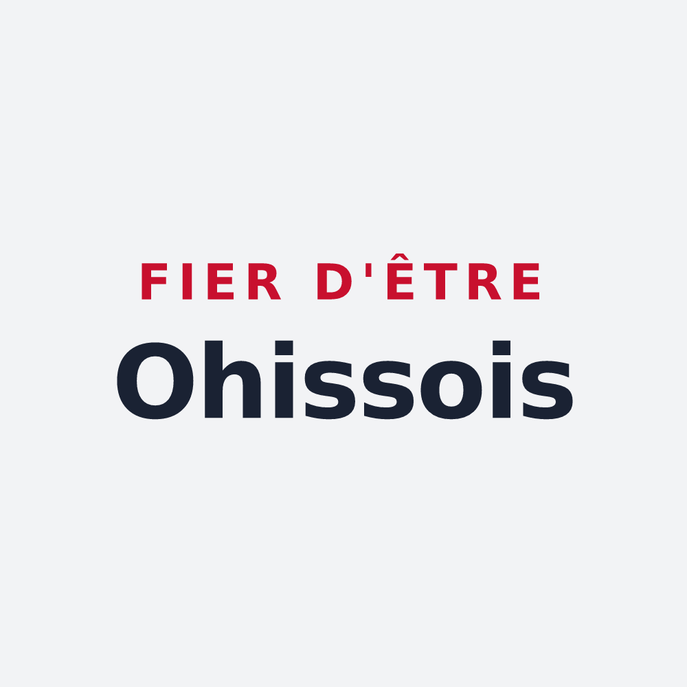 Poster « Fier d'être Ohissois » — design pour Ohis