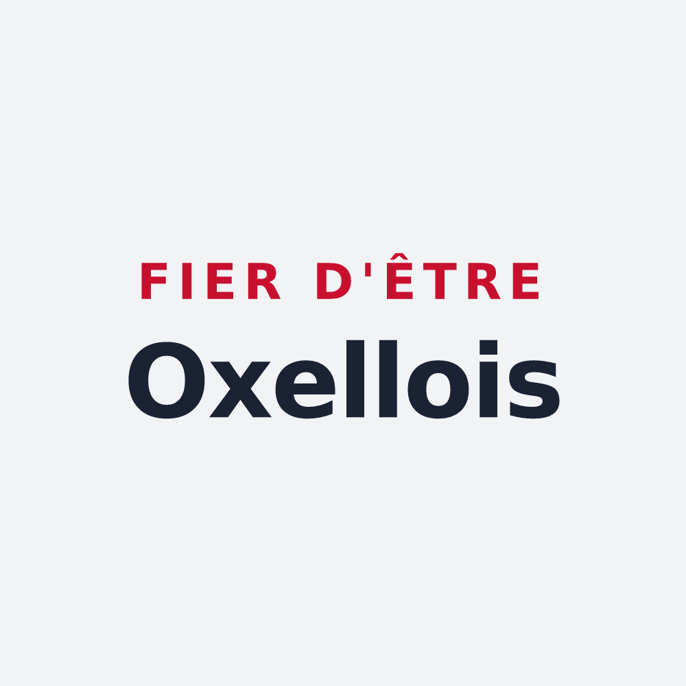 Poster « Fier d'être Oxellois » — design pour Oisseau-le-Petit