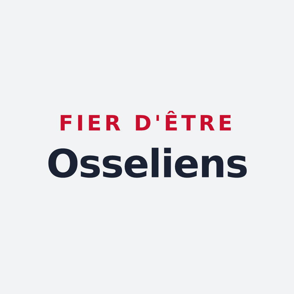 Poster « Fier d'être Osseliens » — design pour Oissel-sur-Seine