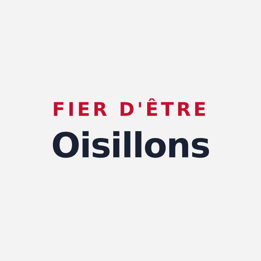 Poster « Fier d'être Oisillons » — design pour Oisy