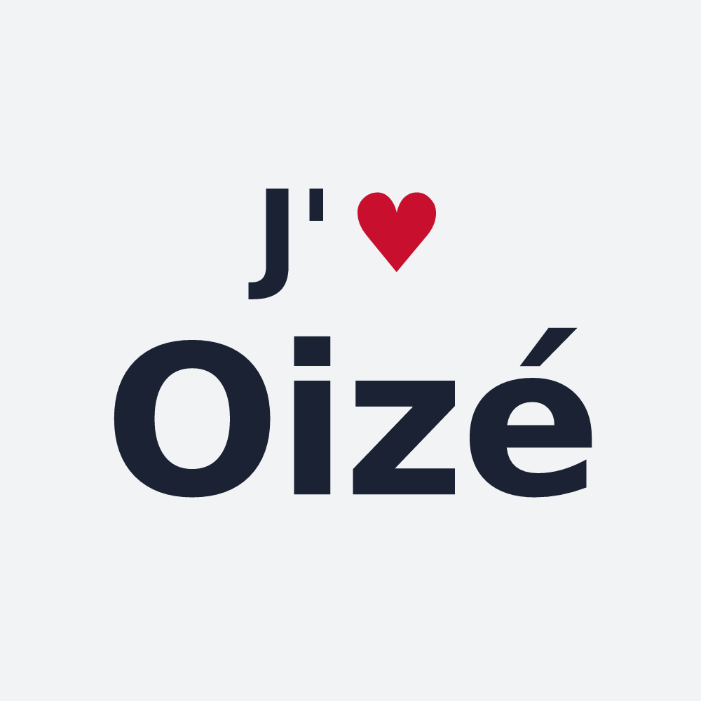 Poster personnalisé Oizé — design J'aime Oizé