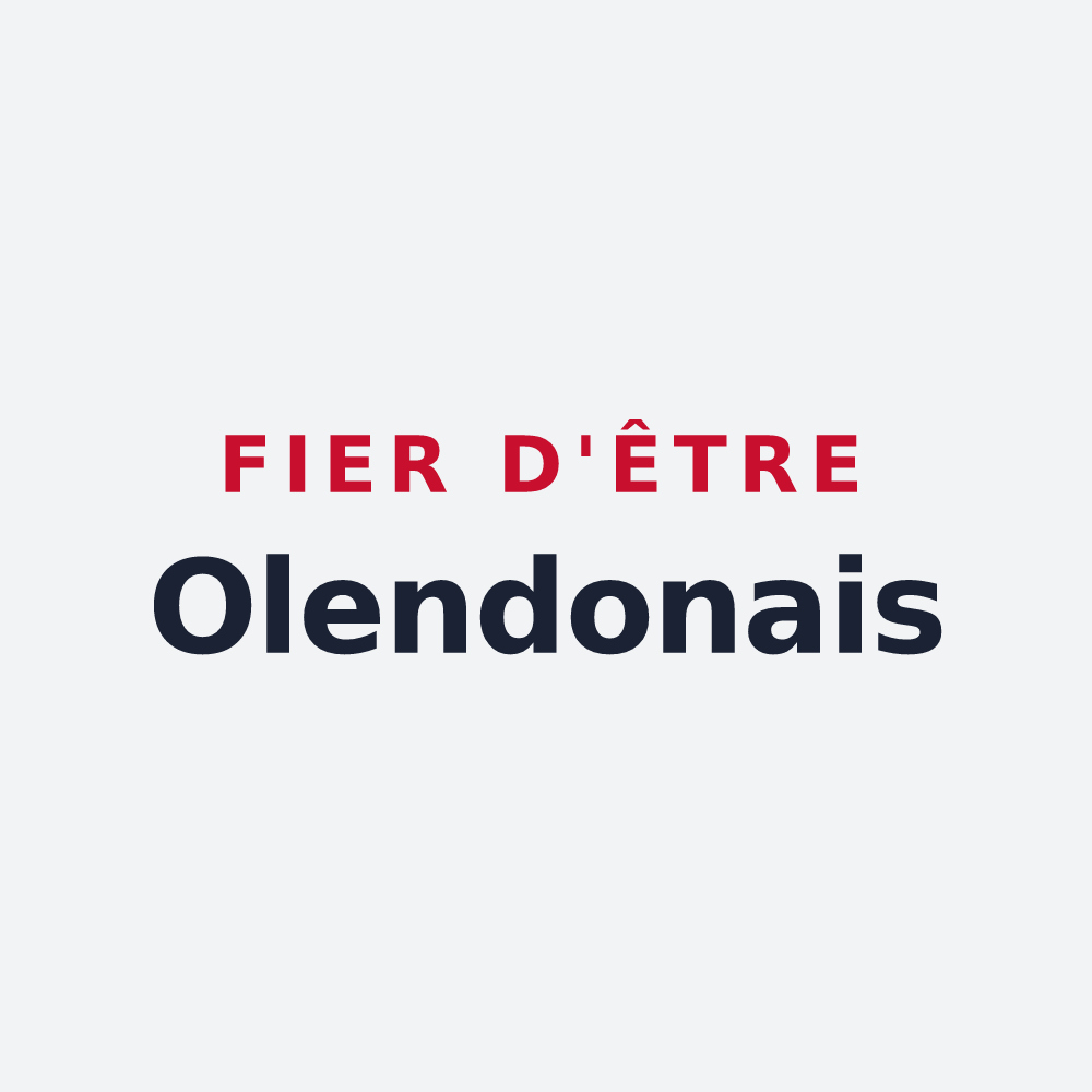 Poster « Fier d'être Olendonais » — design pour Olendon