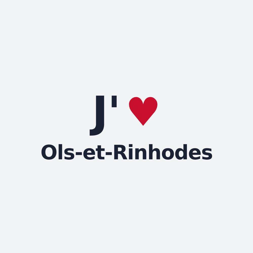 Poster personnalisé Ols-et-Rinhodes — design J'aime Ols-et-Rinhodes