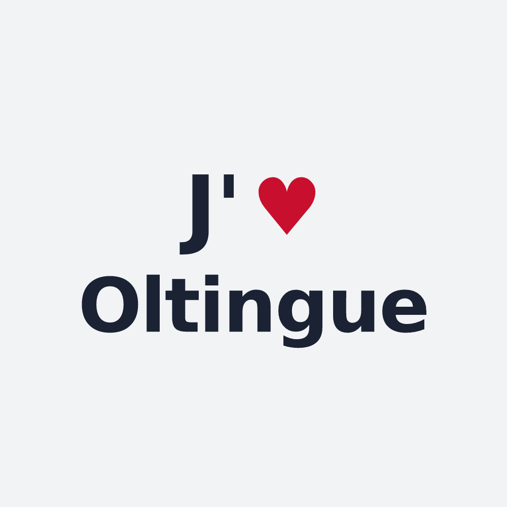 Poster personnalisé Oltingue — design J'aime Oltingue