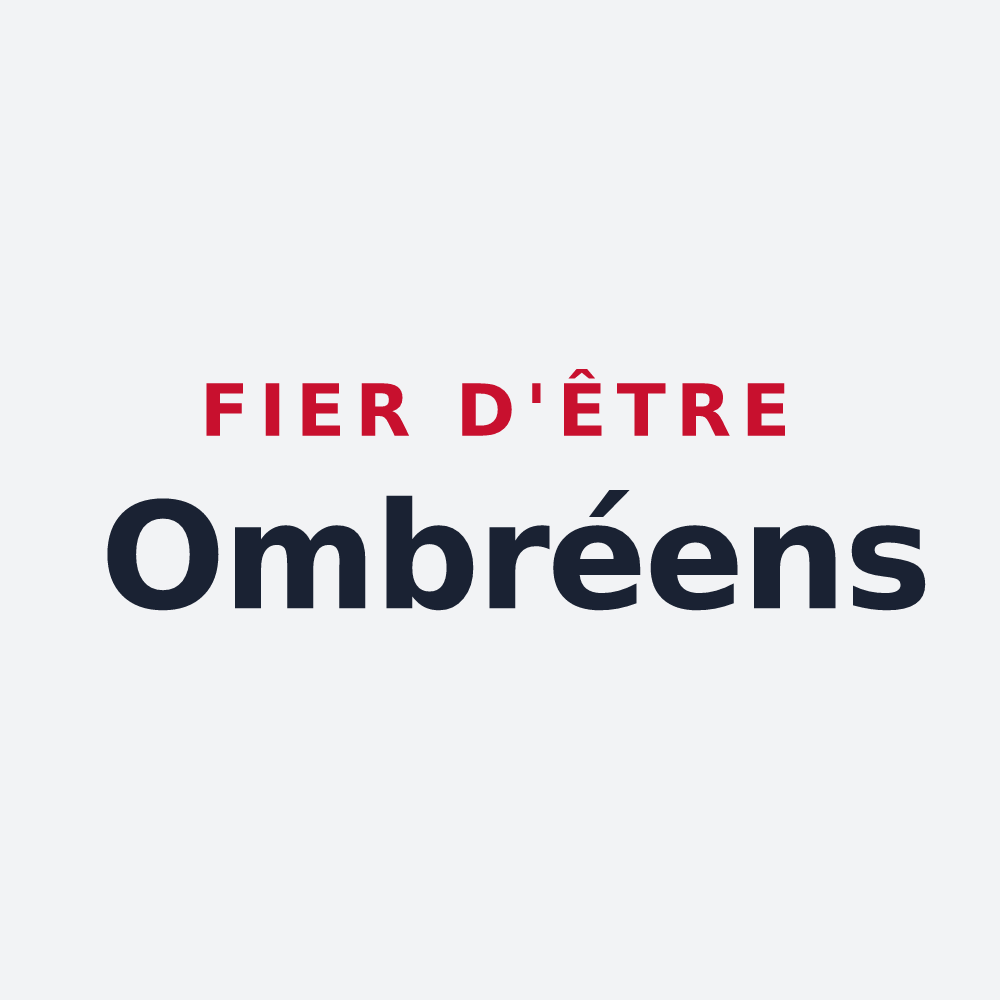 Poster « Fier d'être Ombréens » — design pour Ombrée d'Anjou