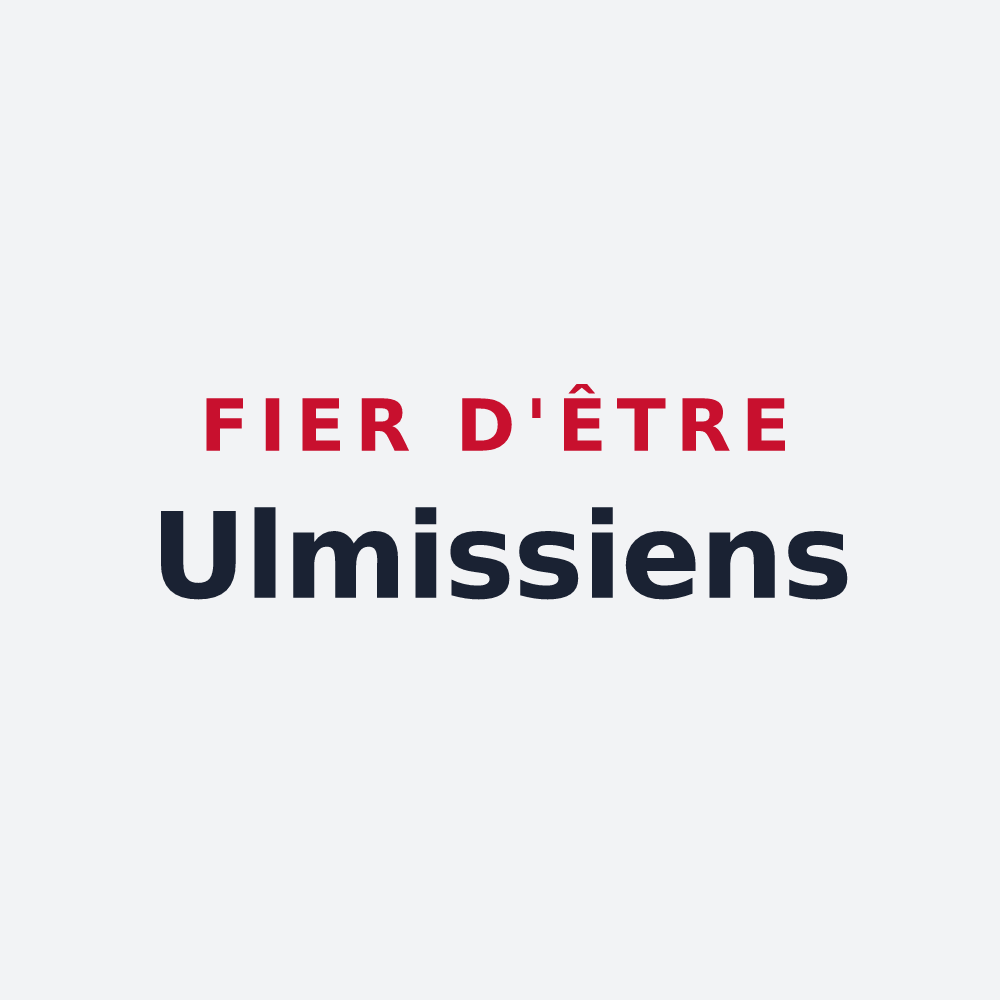 Poster « Fier d'être Ulmissiens » — design pour Omissy