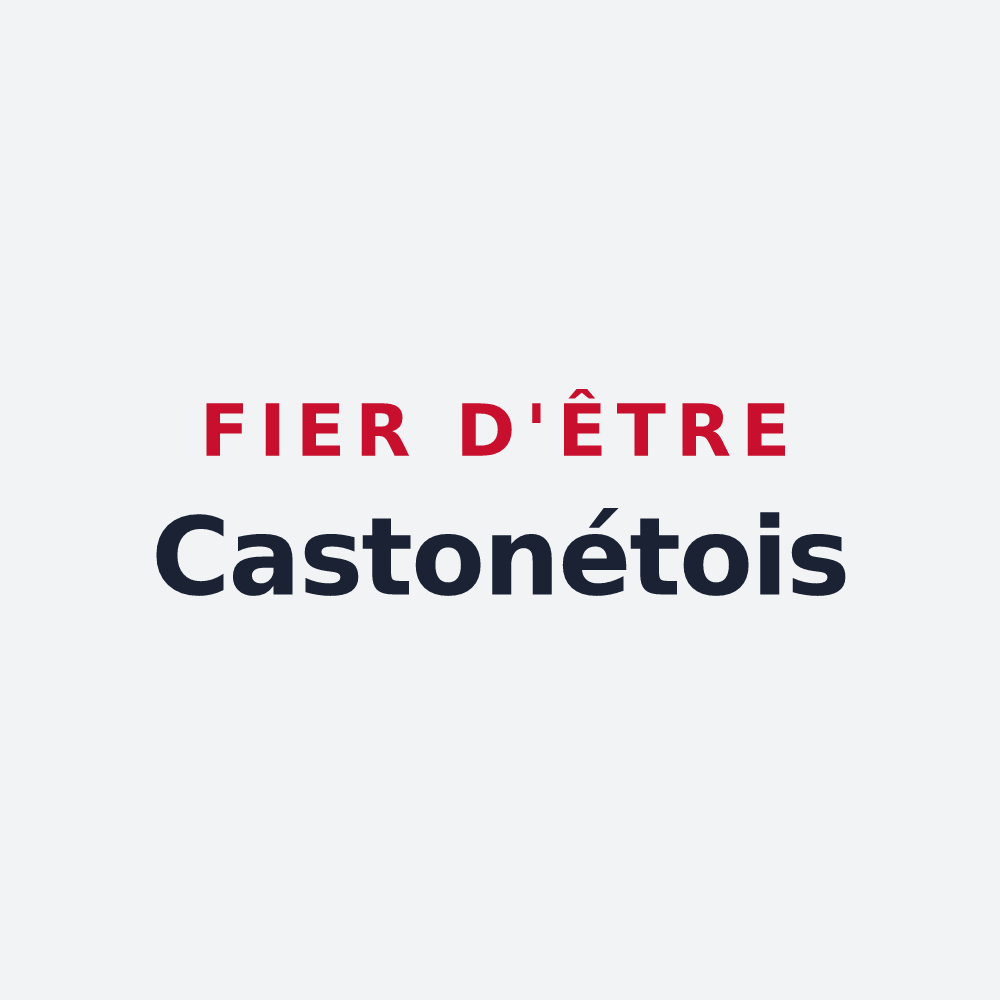 Poster « Fier d'être Castonétois » — design pour Onet-le-Château