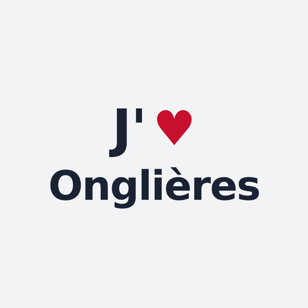 Poster personnalisé Onglières — design J'aime Onglières