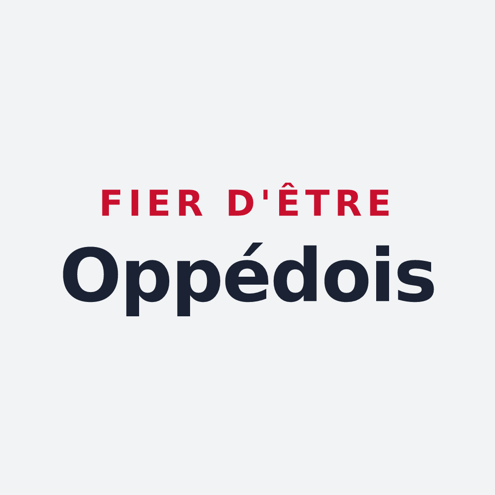 Poster « Fier d'être Oppédois » — design pour Oppède
