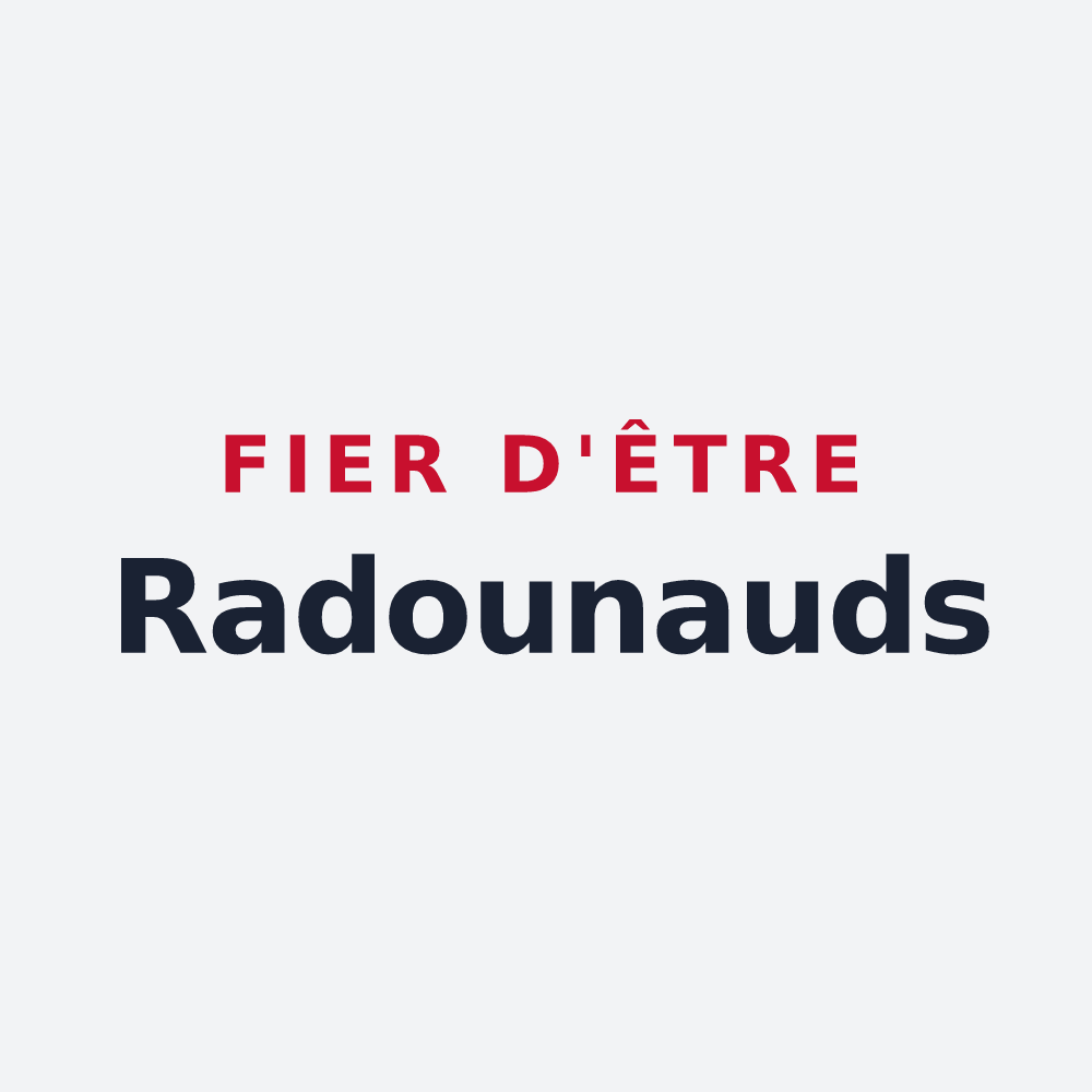 Poster « Fier d'être Radounauds » — design pour Oradour-sur-Glane