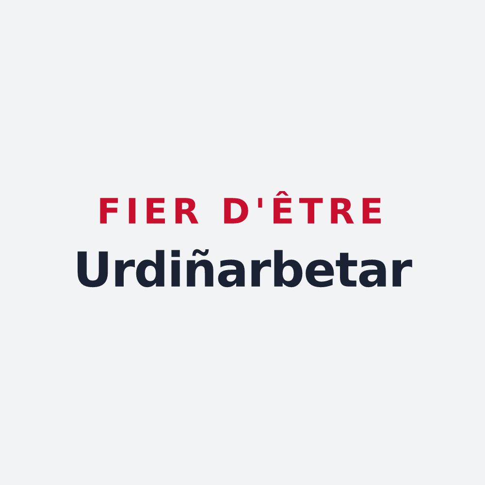 Poster « Fier d'être Urdiñarbetar » — design pour Ordiarp