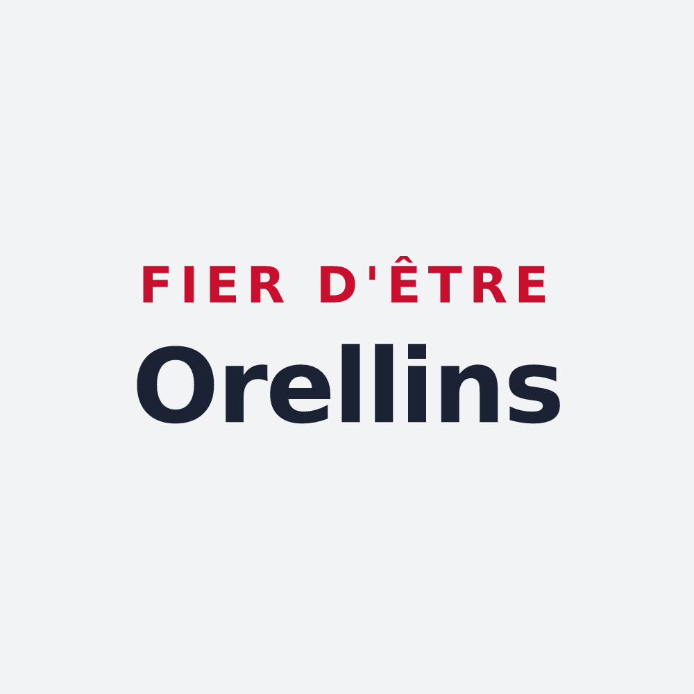 Poster « Fier d'être Orellins » — design pour Orelle