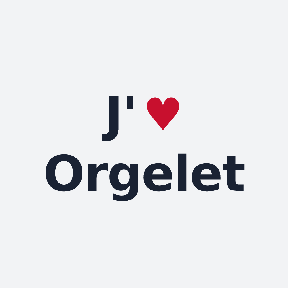 Poster personnalisé Orgelet — design J'aime Orgelet