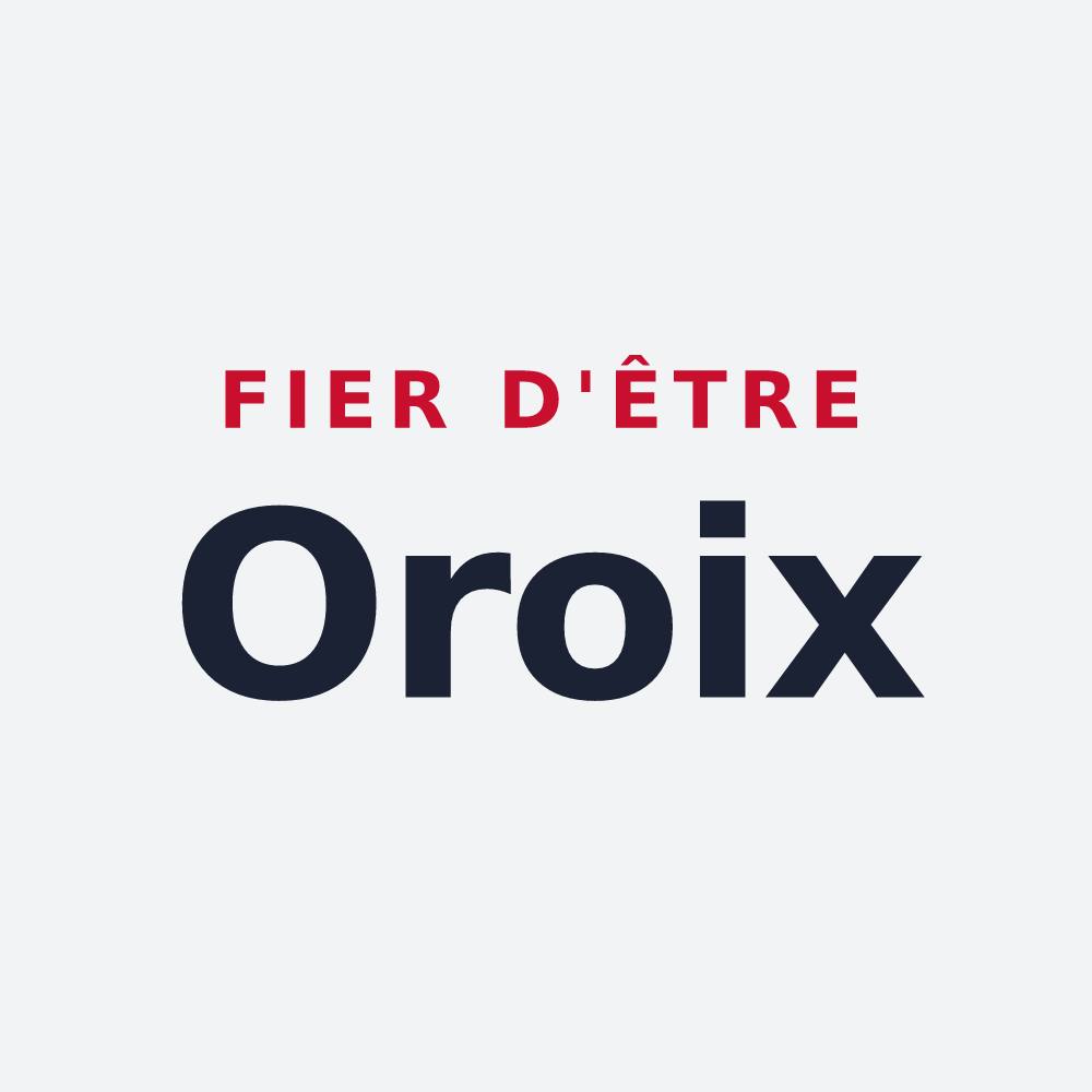 Poster « Fier d'être Oroix » — design pour Orieux