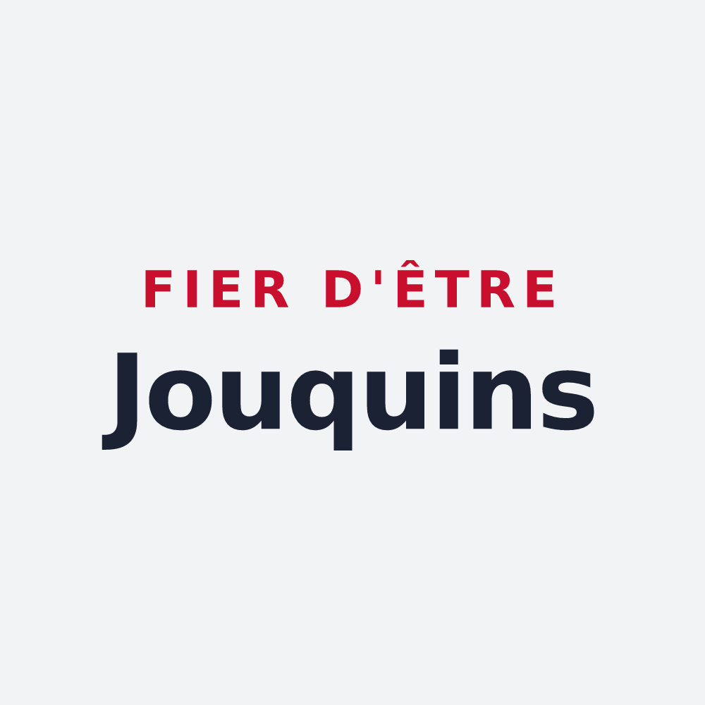 Poster « Fier d'être Jouquins » — design pour Origny-le-Sec