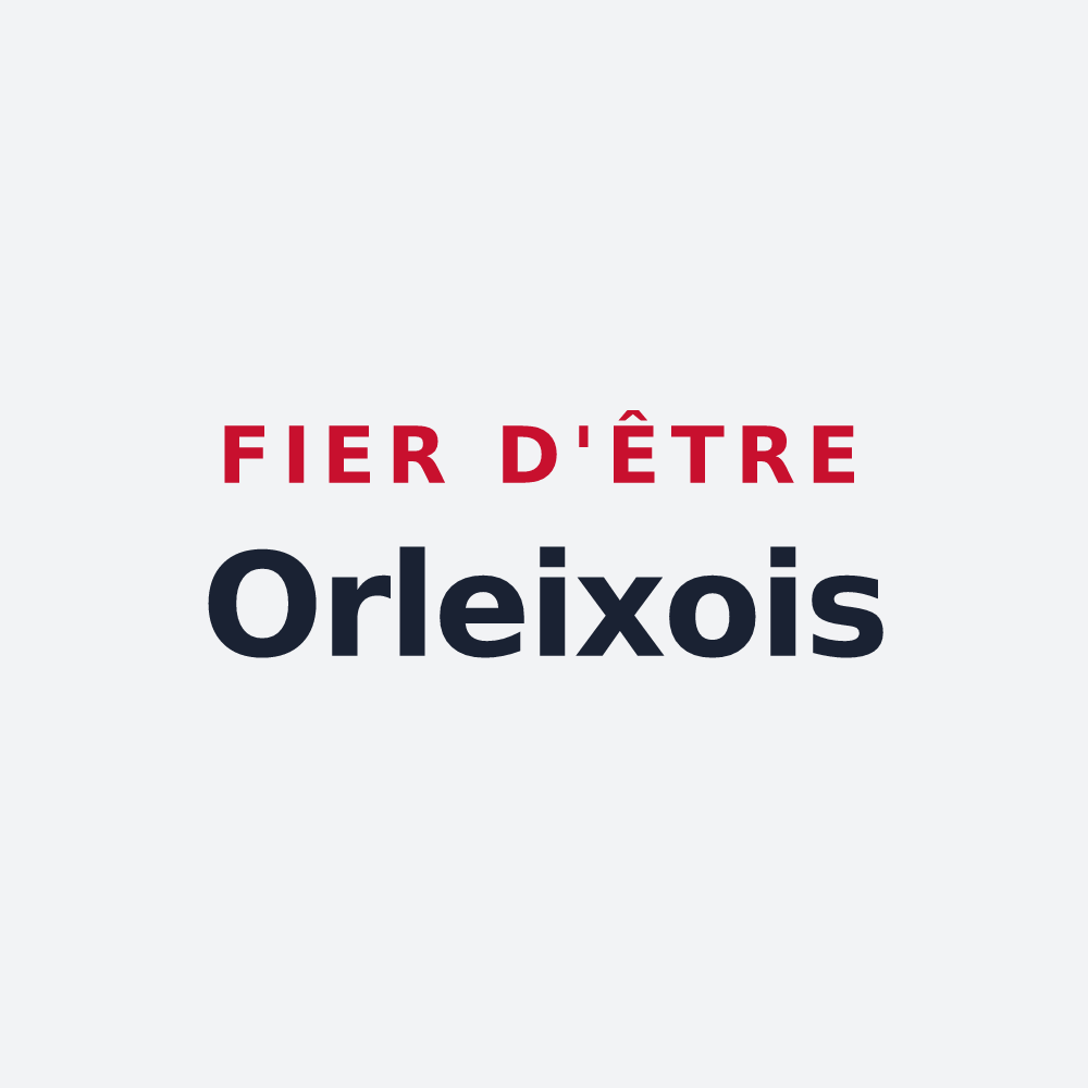 Poster « Fier d'être Orleixois » — design pour Orleix