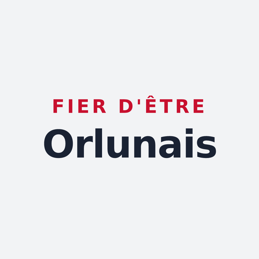 Poster « Fier d'être Orlunais » — design pour Orlu