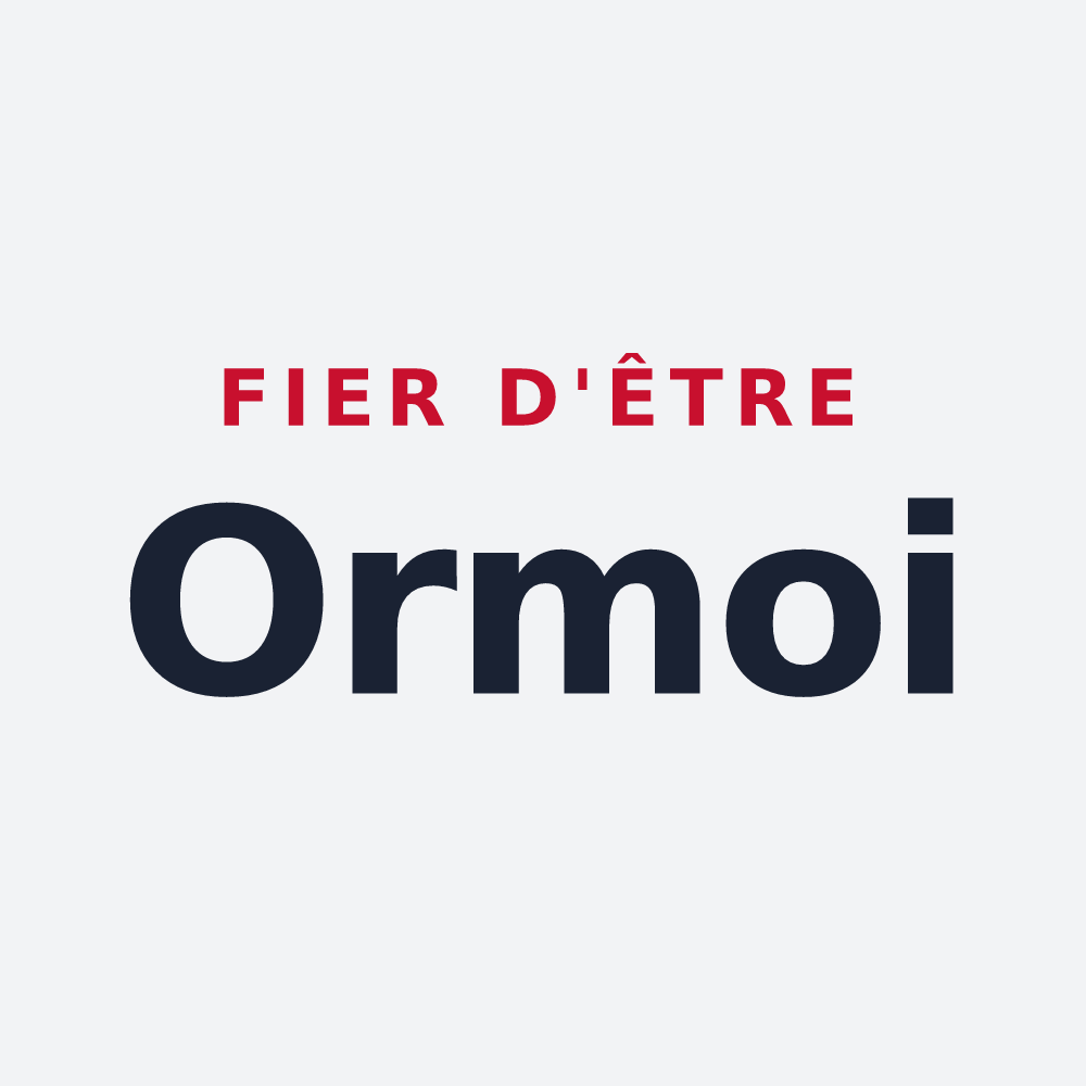 Poster « Fier d'être Ormoi » — design pour Ormes