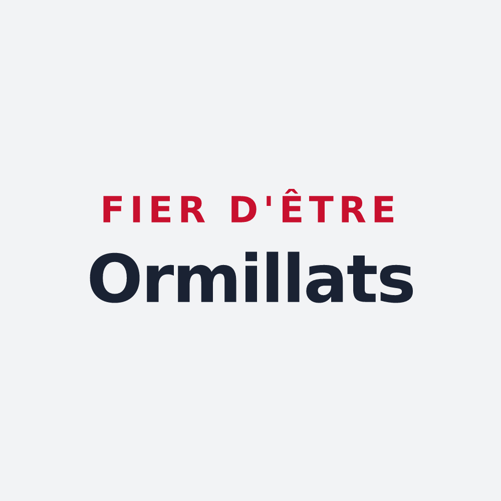 Poster « Fier d'être Ormillats » — design pour Ormes