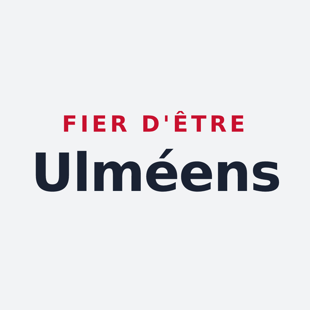 Poster « Fier d'être Ulméens » — design pour Ormoy