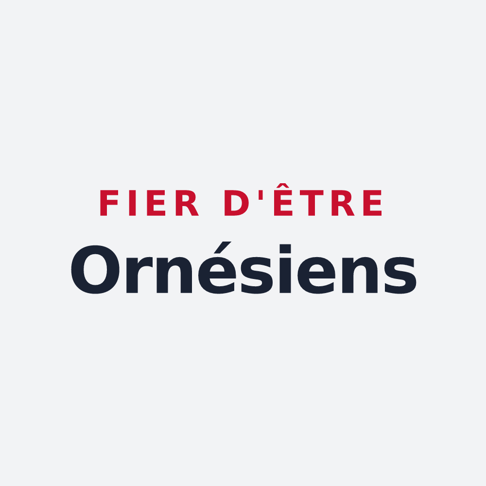 Poster « Fier d'être Ornésiens » — design pour Ornex
