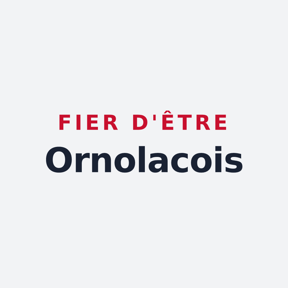 Poster « Fier d'être Ornolacois » — design pour Ornolac-Ussat-les-Bains
