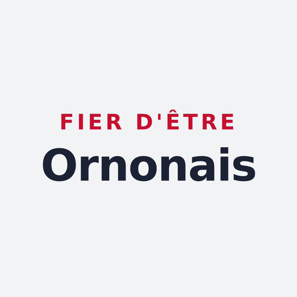 Poster « Fier d'être Ornonais » — design pour Ornon