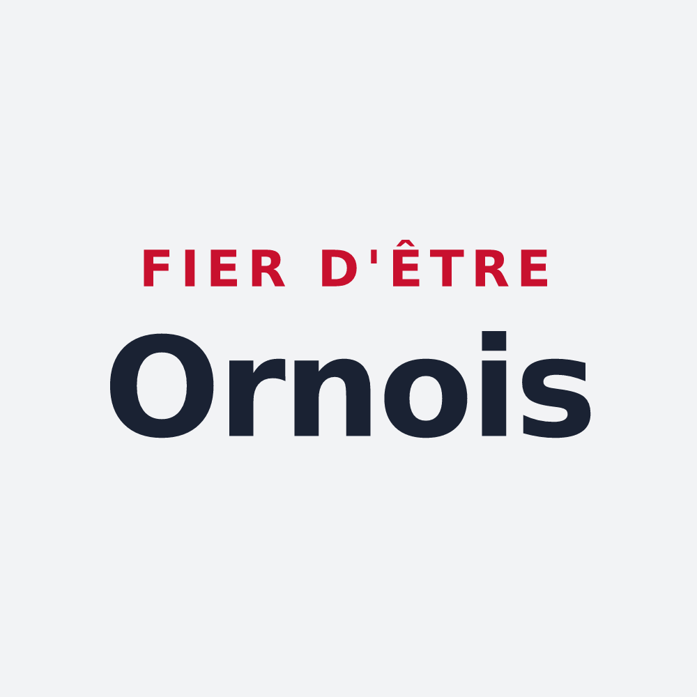 Poster « Fier d'être Ornois » — design pour Orny
