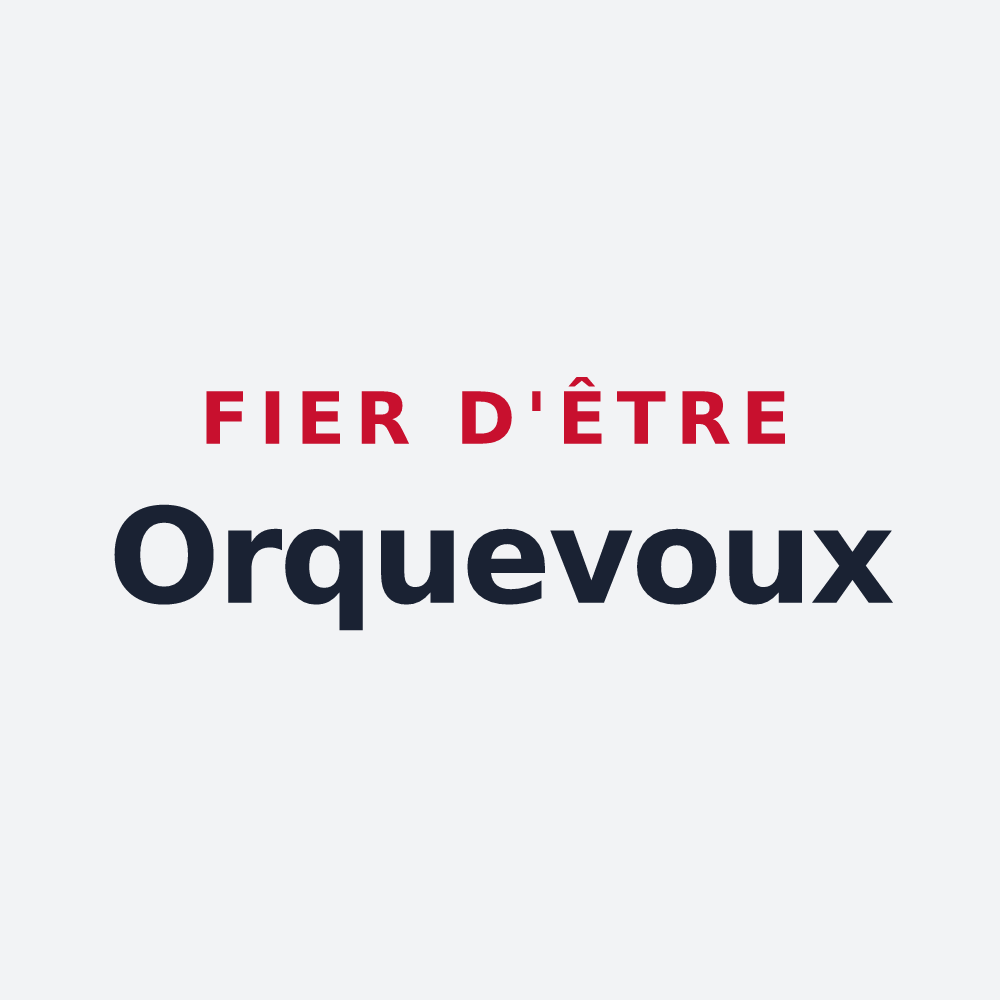 Poster « Fier d'être Orquevoux » — design pour Orquevaux