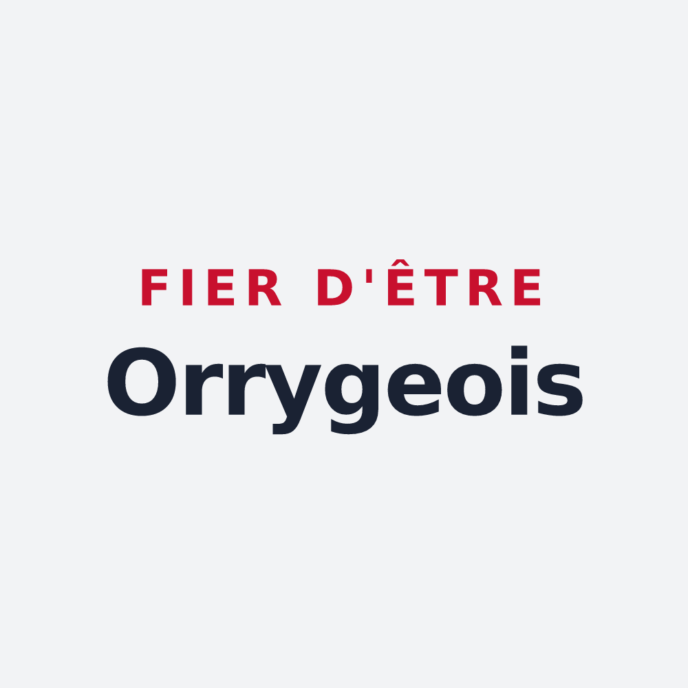 Poster « Fier d'être Orrygeois » — design pour Orry-la-Ville