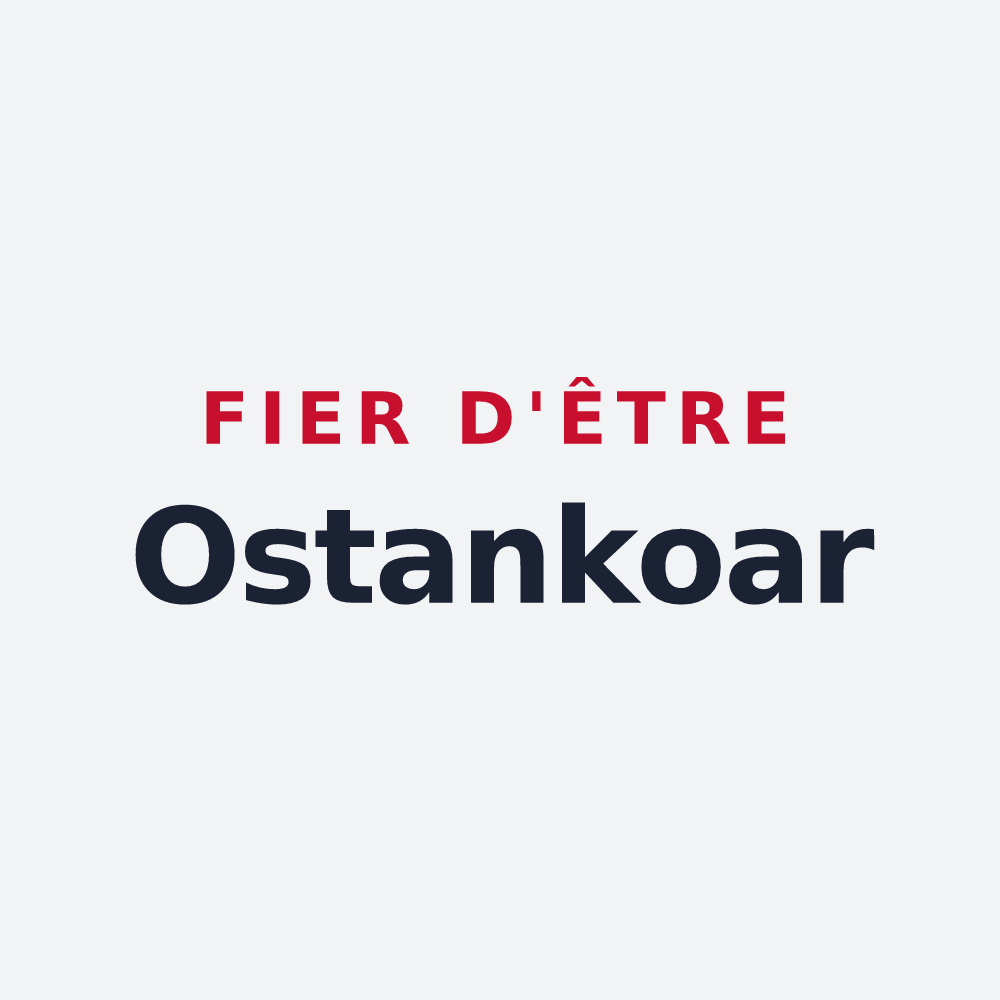 Poster « Fier d'être Ostankoar » — design pour Orsanco