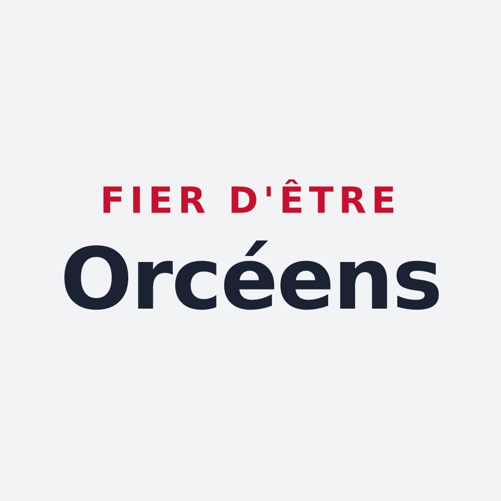 Poster « Fier d'être Orcéens » — design pour Orsay