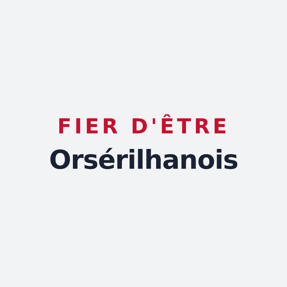 Poster « Fier d'être Orsérilhanois » — design pour Orthoux-Sérignac-Quilhan