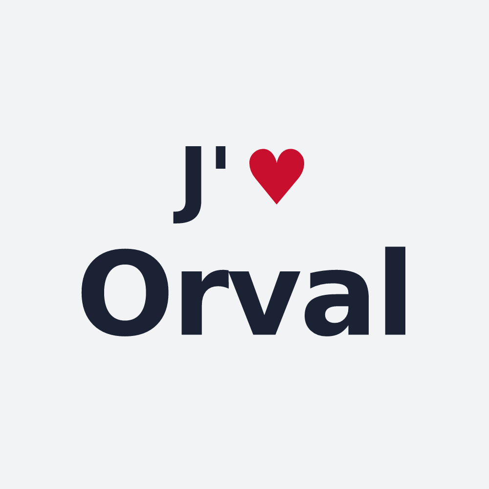 Poster personnalisé Orval — design J'aime Orval