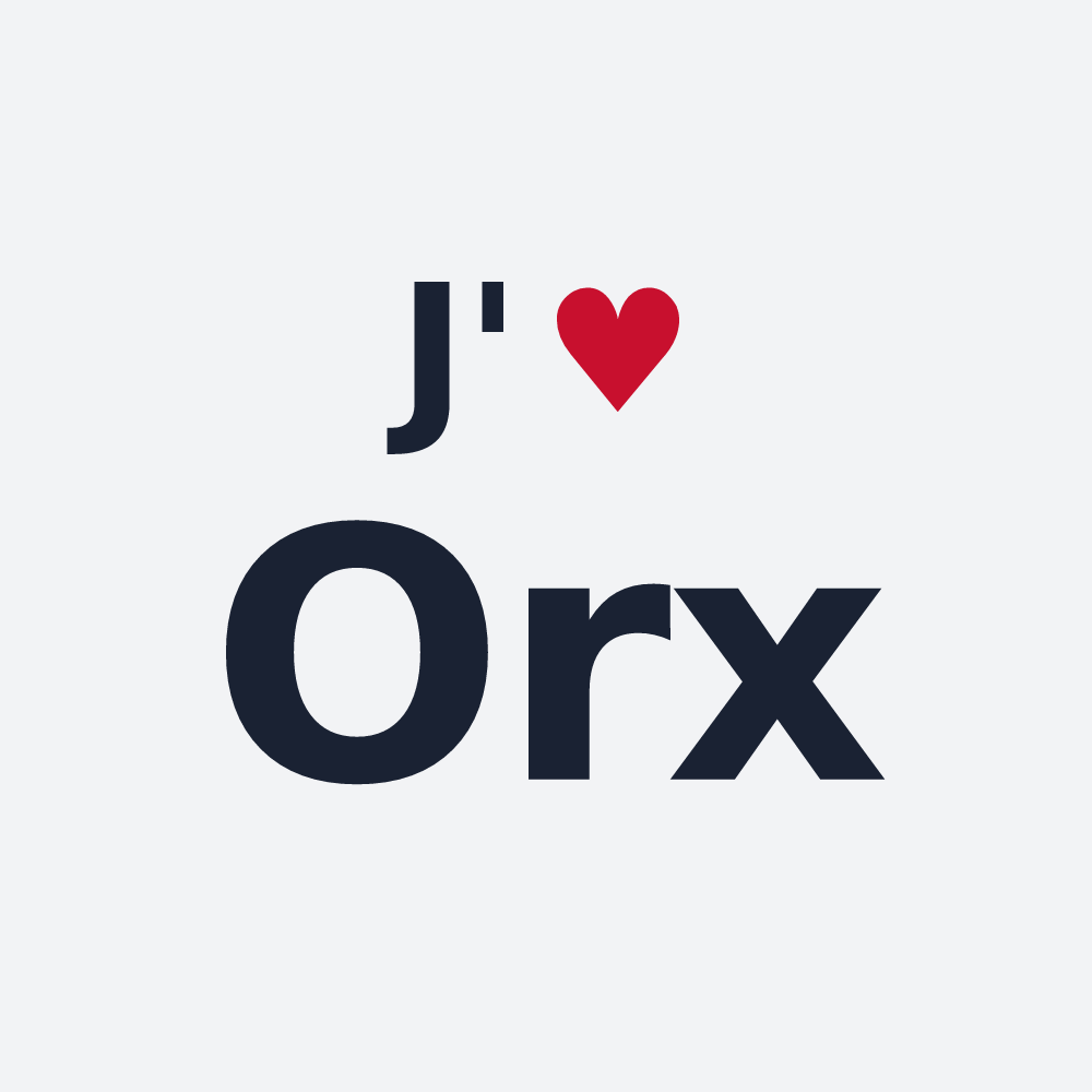 Poster personnalisé Orx — design J'aime Orx