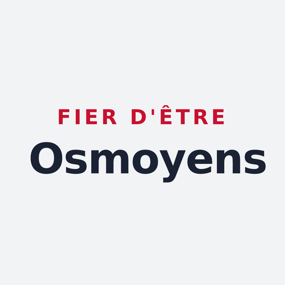 Poster « Fier d'être Osmoyens » — design pour Osmoy