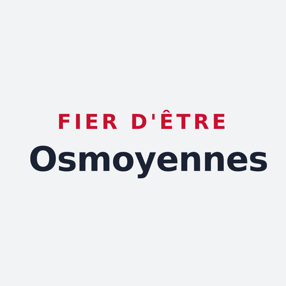 Poster « Fier d'être Osmoyennes » — design pour Osmoy