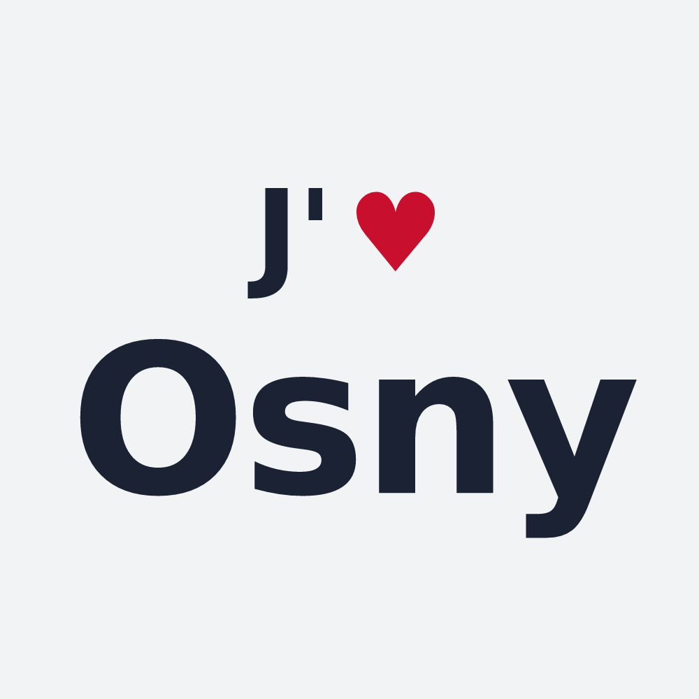 Poster personnalisé Osny — design J'aime Osny