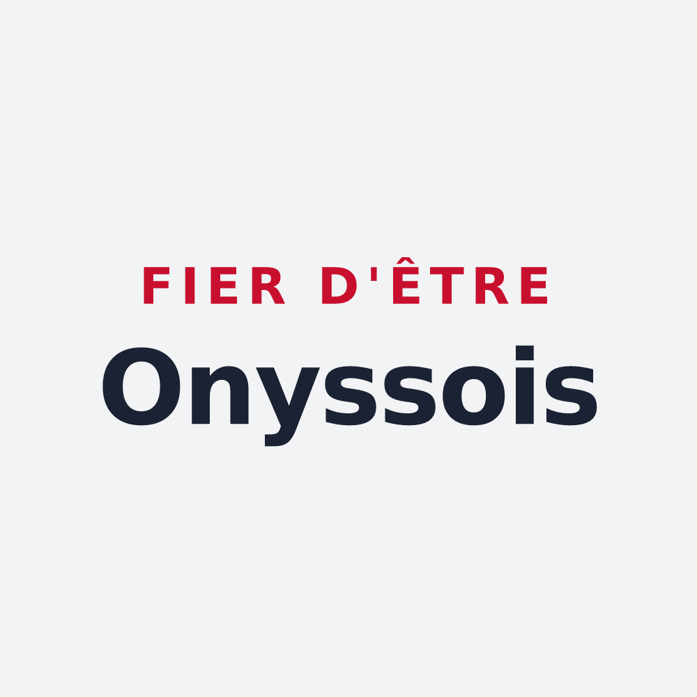 Poster « Fier d'être Onyssois » — design pour Osny