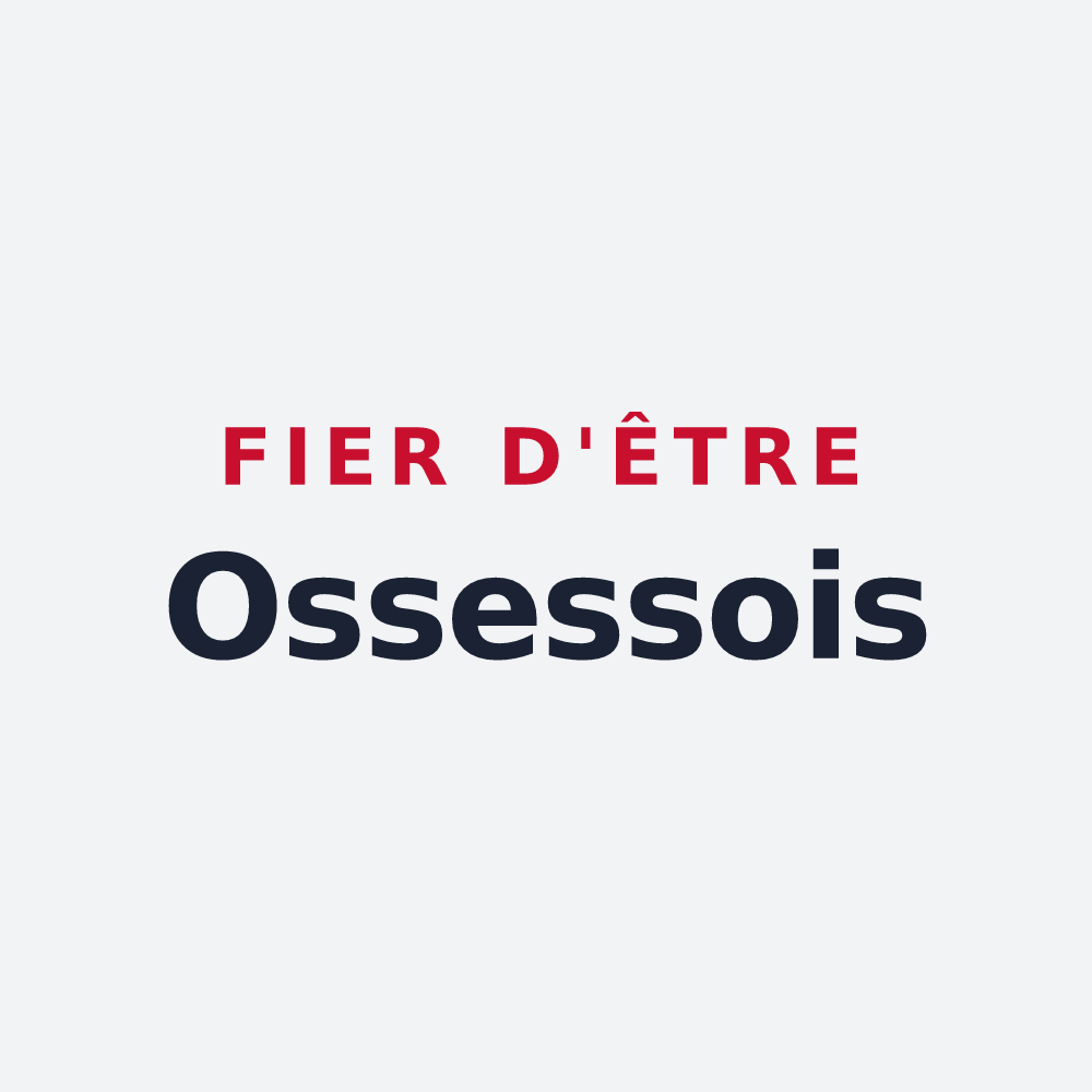 Poster « Fier d'être Ossessois » — design pour Ossès