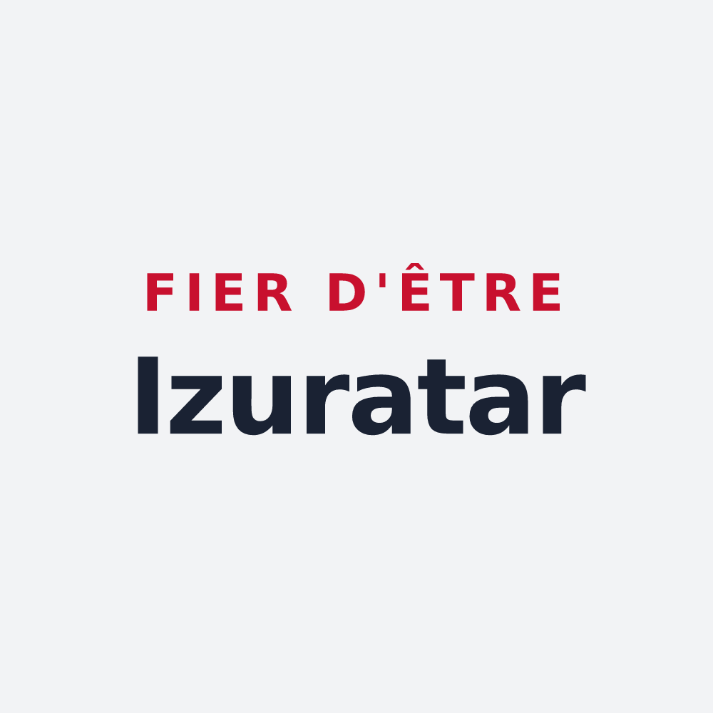 Poster « Fier d'être Izuratar » — design pour Ostabat-Asme