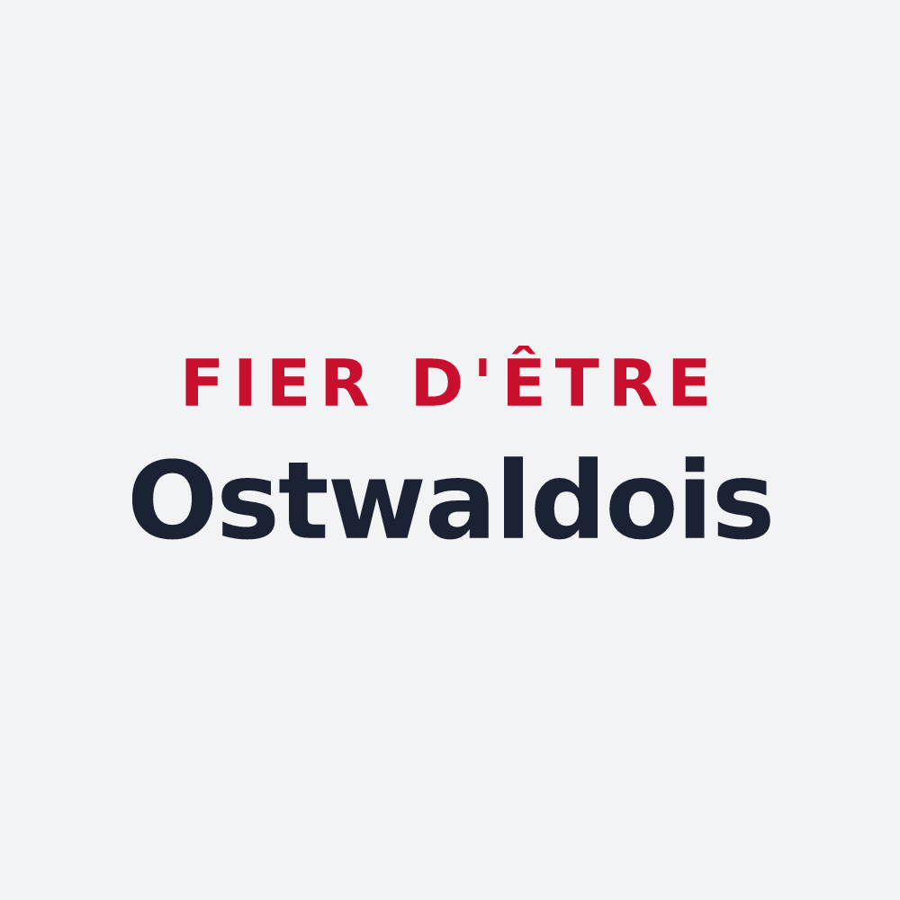 Poster « Fier d'être Ostwaldois » — design pour Ostwald