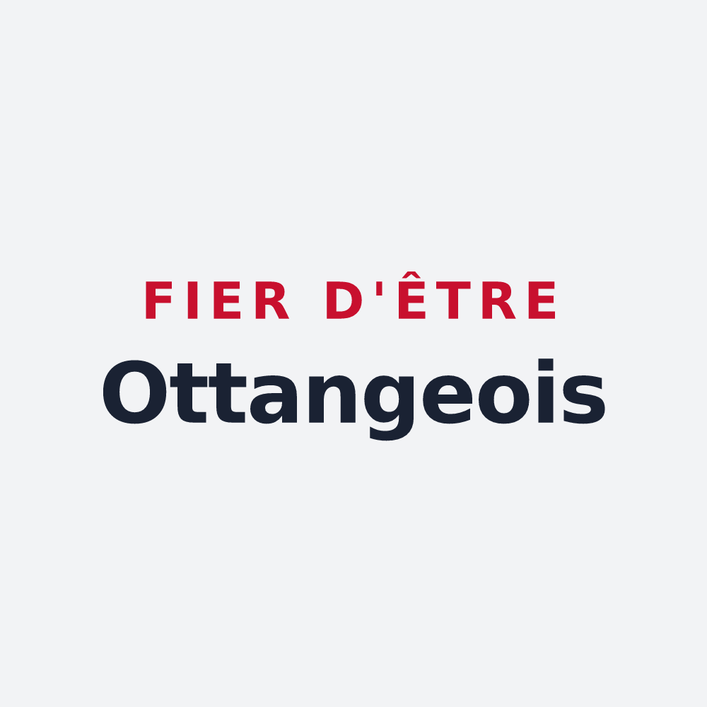 Poster « Fier d'être Ottangeois » — design pour Ottange