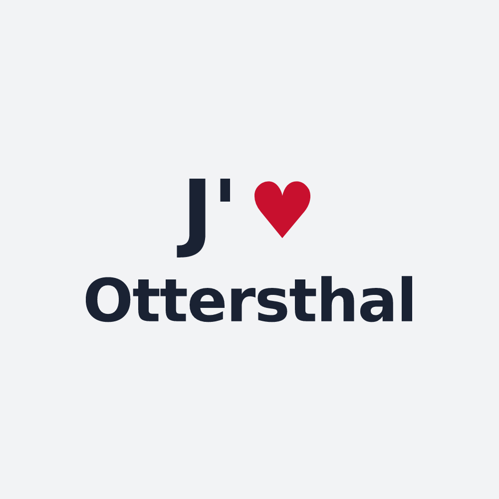 Poster personnalisé Ottersthal — design J'aime Ottersthal