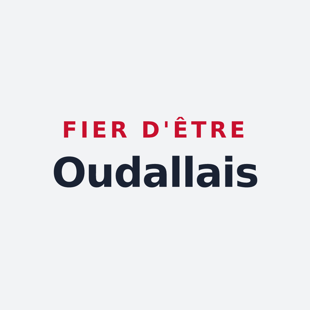 Poster « Fier d'être Oudallais » — design pour Oudalle