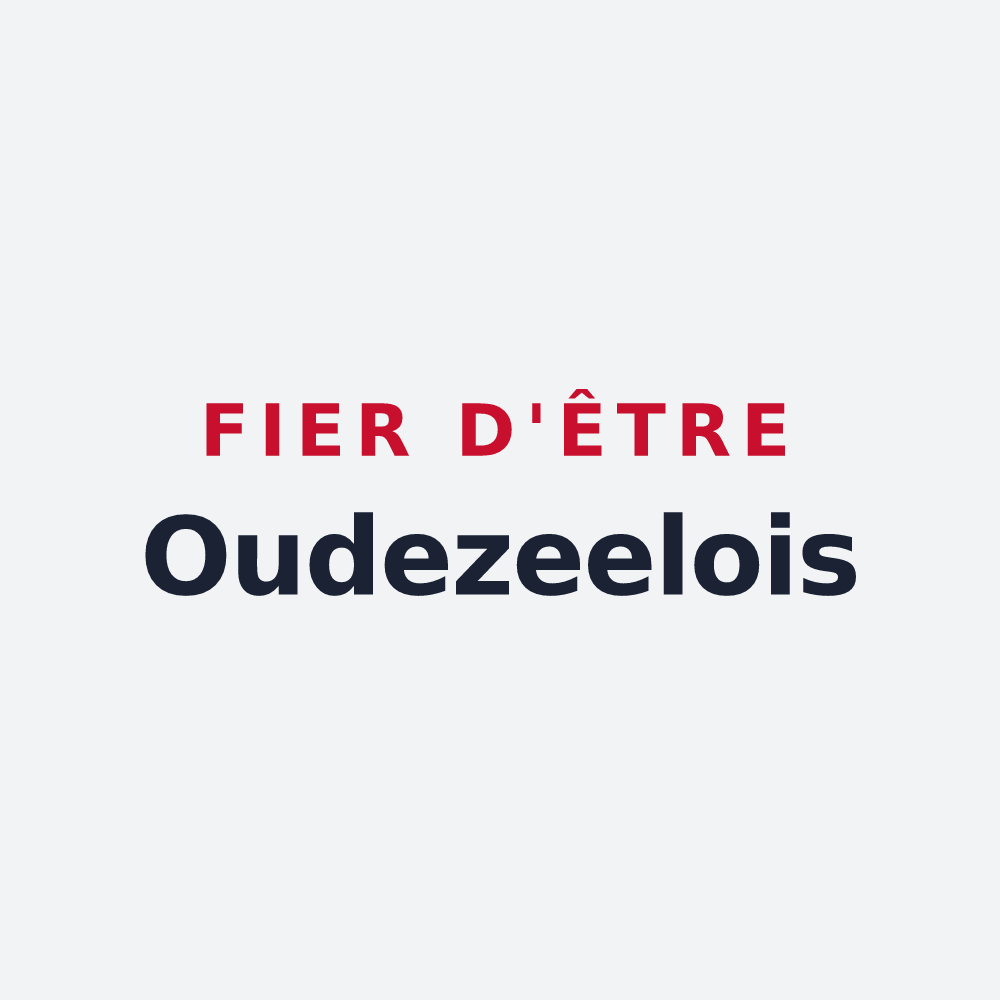 Poster « Fier d'être Oudezeelois » — design pour Oudezeele