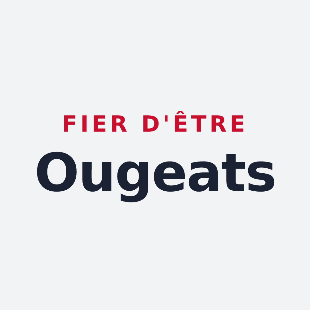 Poster « Fier d'être Ougeats » — design pour Ouge